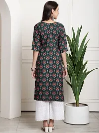 Fancy Crepe Printed Kurtas For Women-thumb2