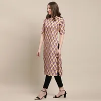 Fashionable Straight Multicoloured Printed Crepe Kurta For Women Combo Pack Of 2-thumb2
