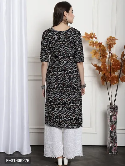 Elegant Crepe Printed Kurta For Women And Girls-thumb3