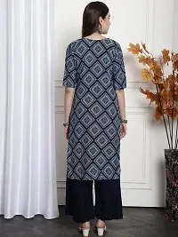 Elegant Crepe Printed Kurta For Women And Girls-thumb2