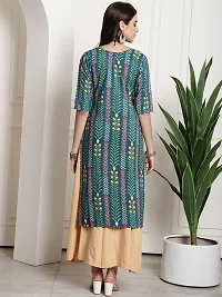 Fancy Crepe Printed Kurtas For Women-thumb2