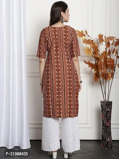 Elegant Crepe Printed Kurta For Women And Girls-thumb3