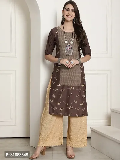 Fancy Crepe Kurtas For Women-thumb2