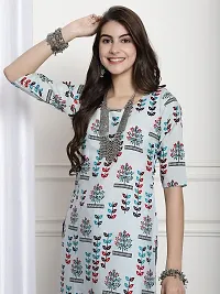 Stylish Blue Crepe Kurta For Women-thumb3