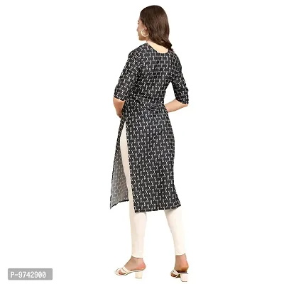 Fashionable Straight Multicoloured Printed Crepe Kurta For Women Combo Pack Of 4-thumb3