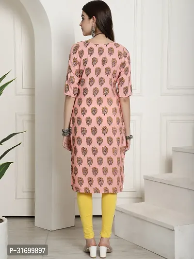 Fancy Crepe Printed Kurtas For Women-thumb3