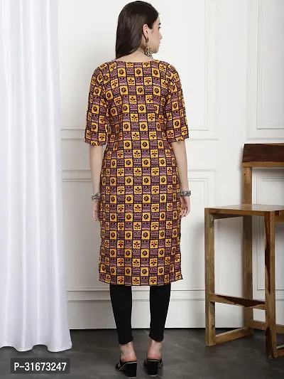 Fancy Crepe Printed Kurtas For Women-thumb3