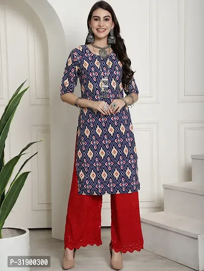 Elegant Crepe Printed Kurta For Women And Girls-thumb2