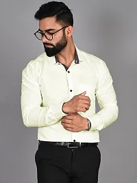 Stylish Men Cotton Long Sleeve Formal Shirt-thumb1
