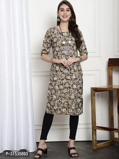 Elegant Crepe Printed Kurta For Women And Girls