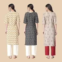 Classic Crepe Printed Kurtis For Women Combo Pack Of 3-thumb1