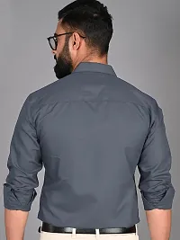 Stylish Men Cotton Long Sleeve Formal Shirt-thumb3
