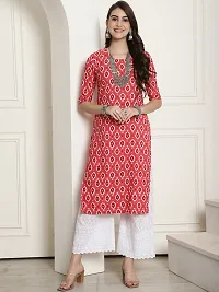 Fancy Crepe Printed Kurtas For Women-thumb1