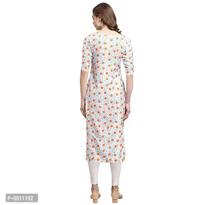 Fashionable Straight Multicoloured Printed Crepe Kurta For Women Combo Pack Of 2-thumb3
