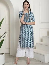 Fancy Crepe Printed Kurtas For Women-thumb1