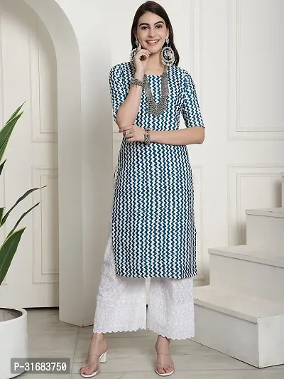 Fancy Crepe Printed Kurtas For Women-thumb2