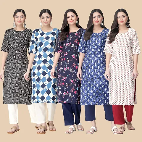 Classic Crepe Kurtis Combo For Women