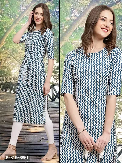 Fancy Crepe Kurtas For Women-thumb0