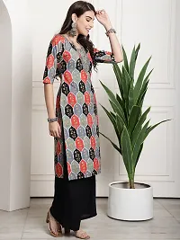 Amazing Stylish Crepe Printed Kurti For Women-thumb1