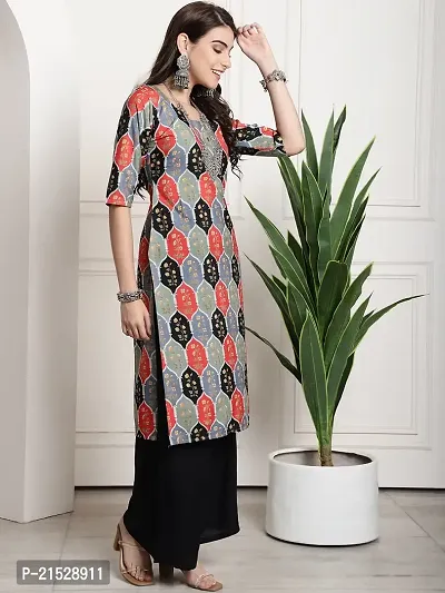 Amazing Stylish Crepe Printed Kurti For Women-thumb2