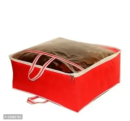 Stylish Red Polyester Organizers Combo Of 3-thumb3