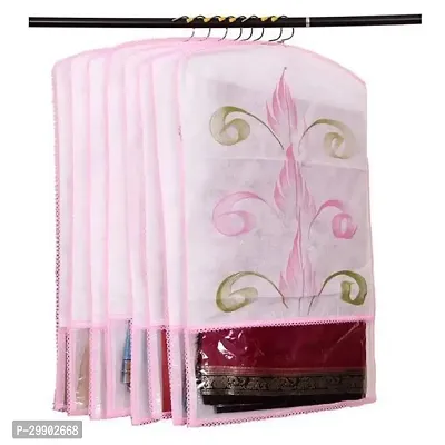 Stylish Pink Polyester Organizers Combo Of 8-thumb0