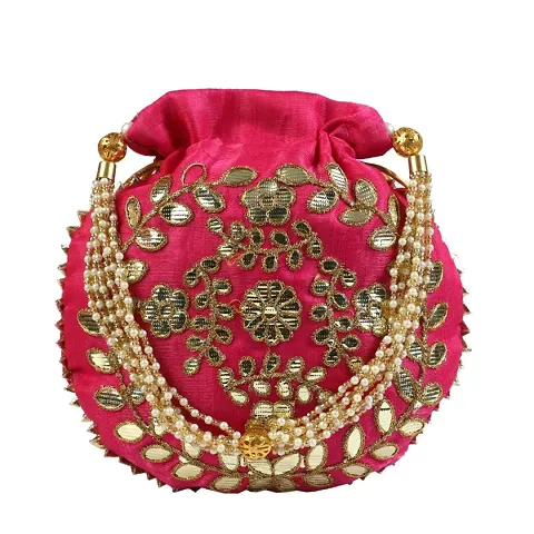 Designer Rajasthani Style Royal Silk Potli's