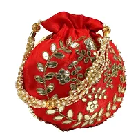 Designer Rajasthani Style Royal Silk Potli-thumb1