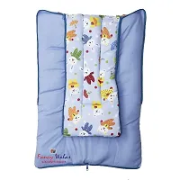 New Born Baby Cotton Fabric Baby Hooded Blanket Cum Wrapping Sleeping Bag-thumb3