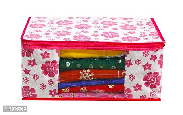 Pink Synthetic Printed Organizers For Women-thumb2