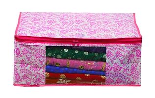 Pink Synthetic Printed Organizers For Women-thumb1
