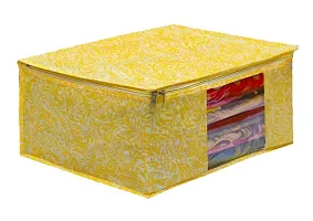 Golden Synthetic Printed Organizers For Women-thumb1