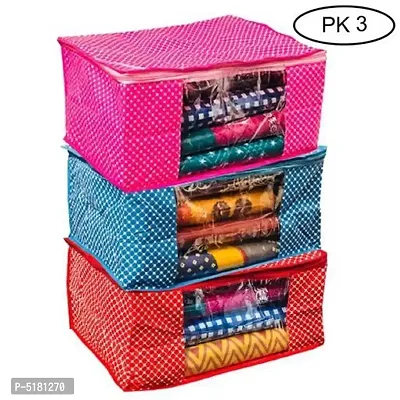 Hot  Latest Saree Covers (Pack Of 3)-thumb0