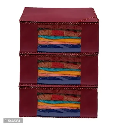 Pack Of 3 Non Woven Saree Covers