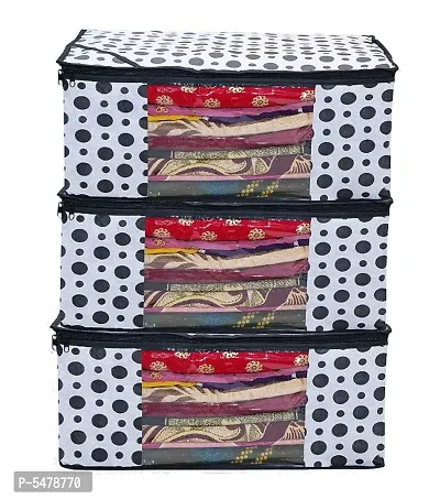 Pack Of 3 Non Woven Saree Covers
