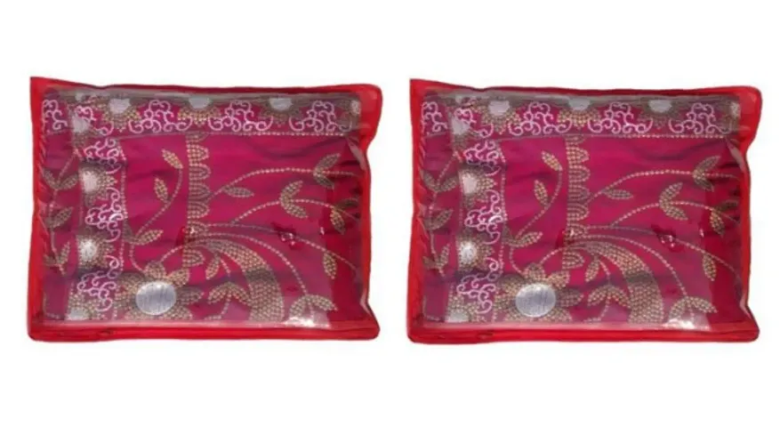 Premium Non Woven Fabric Single Saree Covers For Women