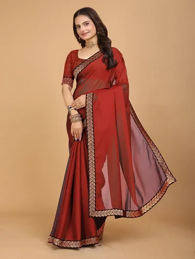 Elegant Georgette Saree with Blouse piece 