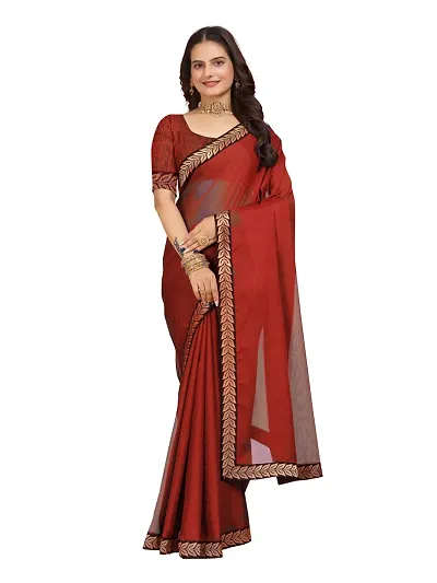 Alluring Georgette Saree with Blouse piece 