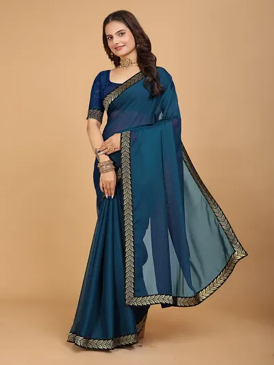 Elegant Georgette Saree with Blouse piece 