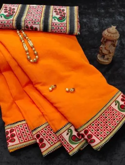 Chanderi Saree with Blouse piece