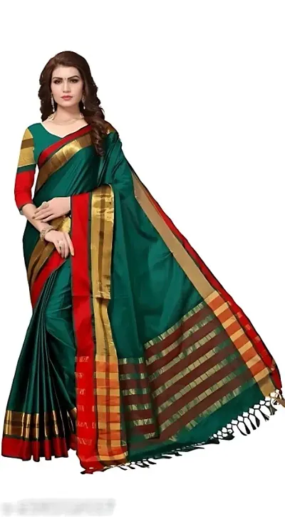 Must Have Chanderi Cotton Saree with Blouse piece 