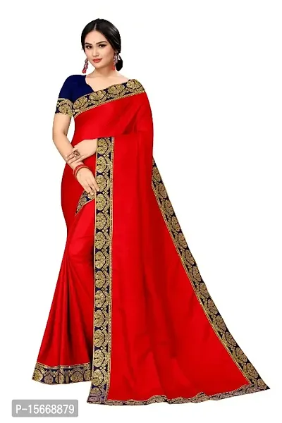 Cotton Silk Lace Work Saree with Blouse piece-thumb0