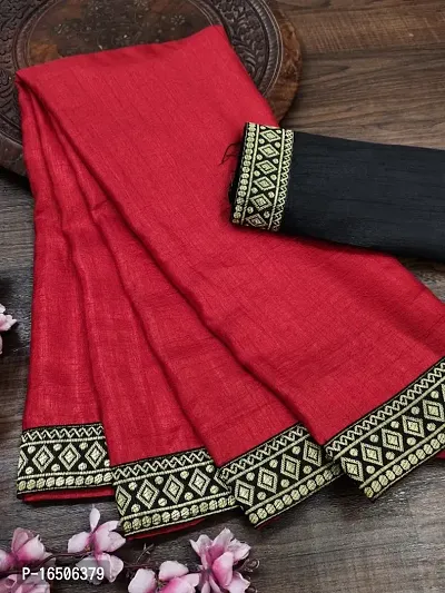 Cotton Silk Lace Work Saree with Blouse piece