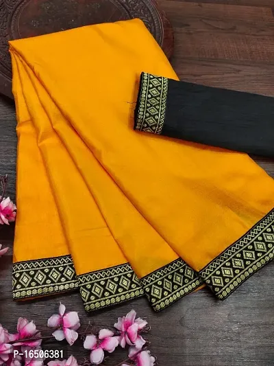 Cotton Silk Lace Work Saree with Blouse piece