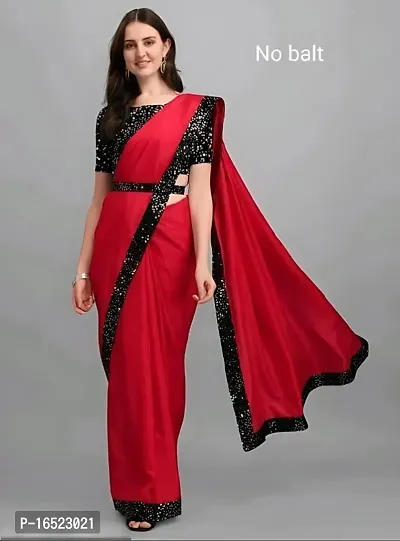 Cotton Silk Lace Work Saree with Blouse piece-thumb0