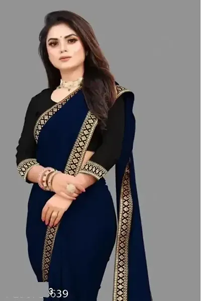 Stylish Fancy Designer Georgette Saree With Blouse Piece For Women