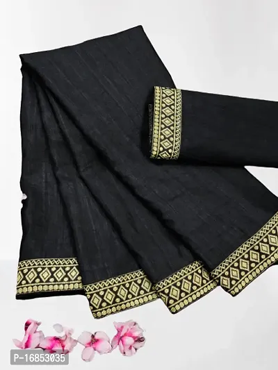 Cotton Silk Lace Work Saree with Blouse piece