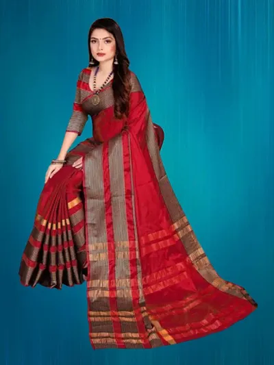 Silk Woven Design Saree with Blouse piece