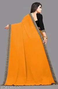 Cotton Silk Lace Work Saree with Blouse piece-thumb2