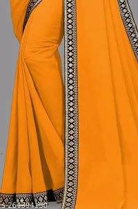 Cotton Silk Lace Work Saree with Blouse piece-thumb1